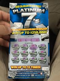 Platinum 7s level scratch lotto
